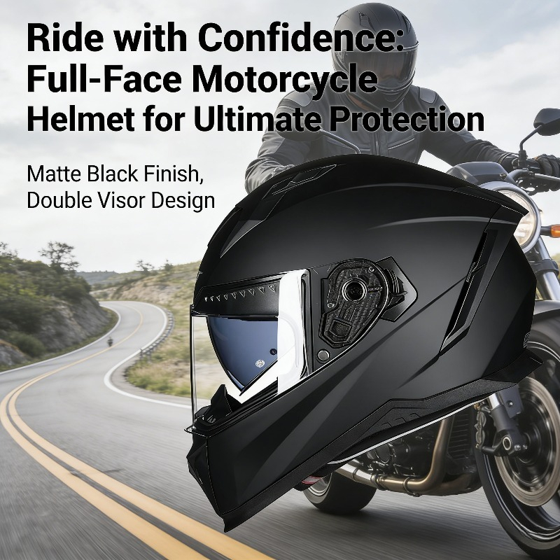 Full Face Motorcycle Helmet With Bluetooth - Casco Integrale per Moto GXT Certificato