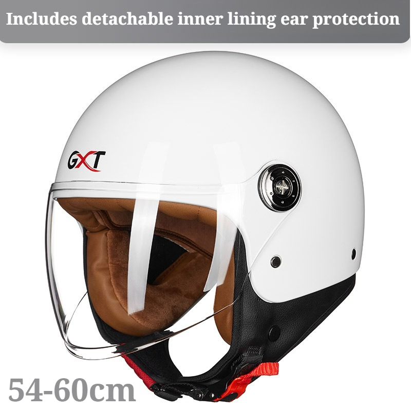 Vintage Open Face Retro Helmet - Casco Moto Retrò Aperto Vintage per