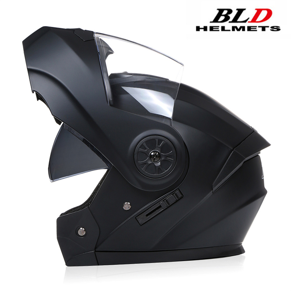 Motorcycle Helmet Inner Sun Visor Lens - Casco moto modulare Doppia lente Flip
