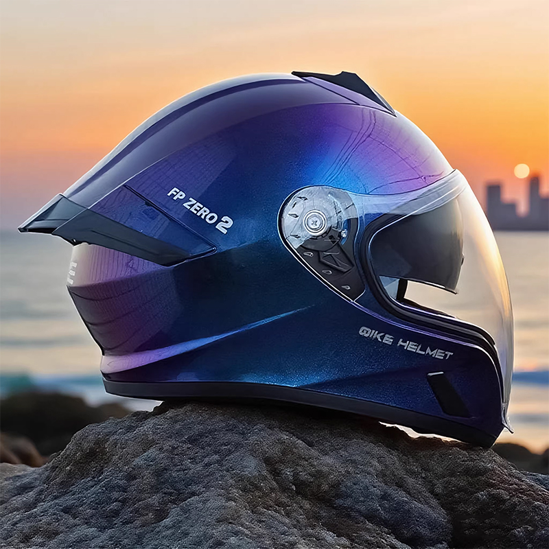 Quick Release Buckle Motorcycle Helmet - Casco Integrale per Moto per Adulti,