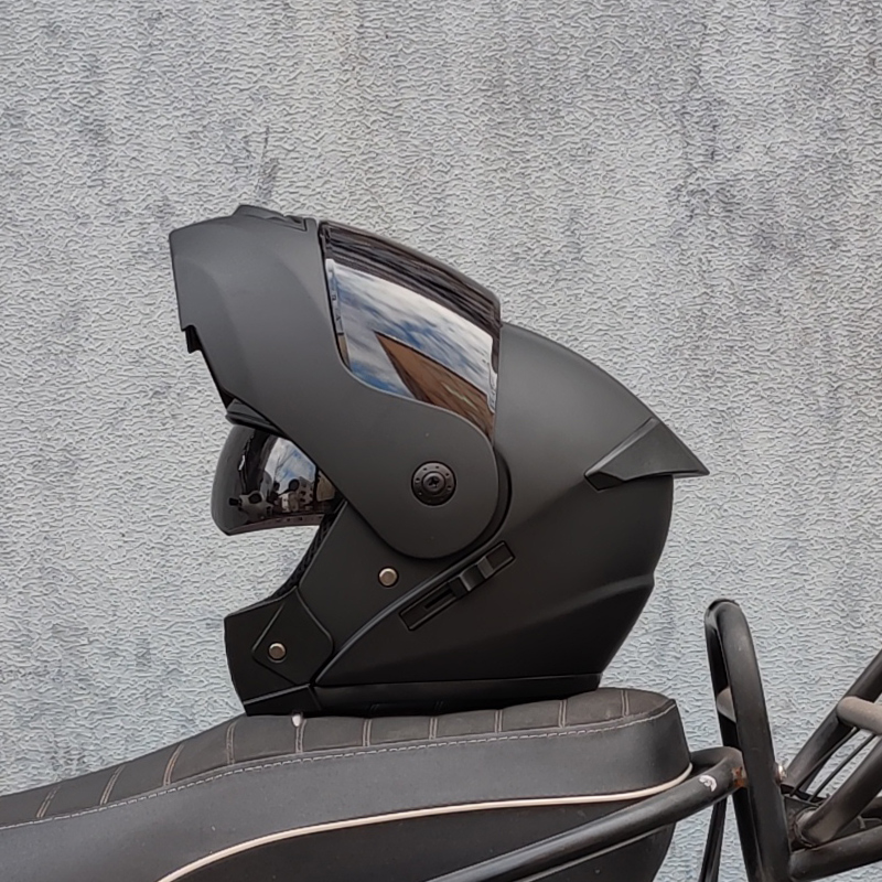 Dual Visor Motorcycle Racing Helmet - ORZ Ultimo casco da motociclista modulare