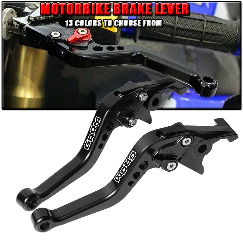 Cnc Aluminum Adjustable Brake Clutch Levers - Per GROM MSX 125 MSX125 2014-2017