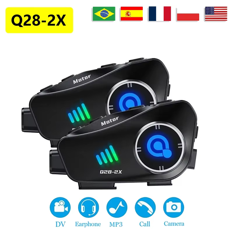 Universal Motorcycle Helmet Intercom Headset - Il nuovo casco da motociclista Q28-2X