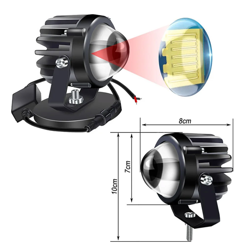Proiettore per moto Luce laser - Universal Motorcycle Led Headlight Projector recensione e prezzo