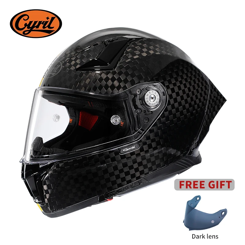 Caschi da bici da strada per m - Carbon Fiber Lightweight Motorcycle Helmet recensione e prezzo