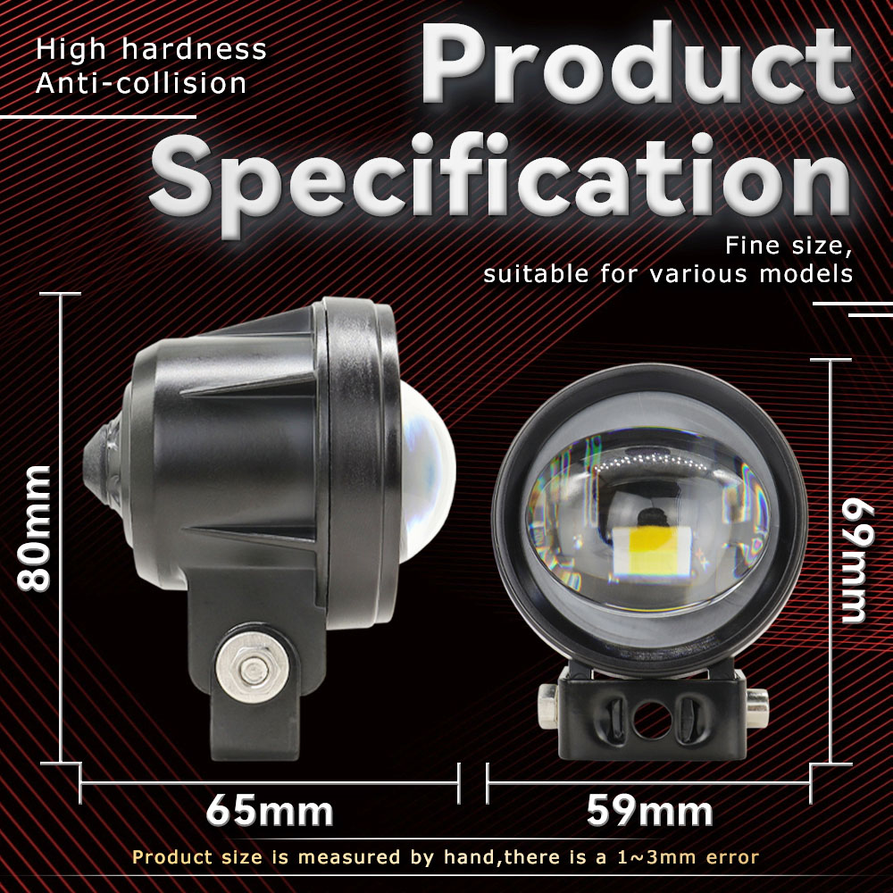 Fari LED Proiettori Ausiliari  - Universal Motorcycle Led Headlight Projector recensione e prezzo
