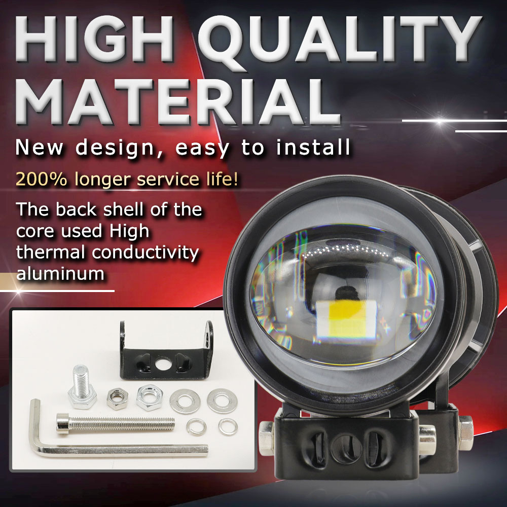 Fari LED Proiettori Ausiliari  - Universal Motorcycle Led Headlight Projector recensione e prezzo
