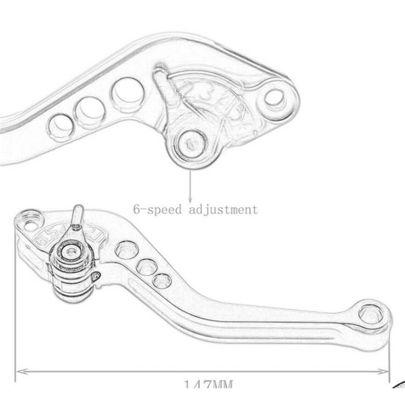 Leva Freno Corta e Leva Frizio - Cnc Aluminum Adjustable Brake Clutch Levers recensione e prezzo