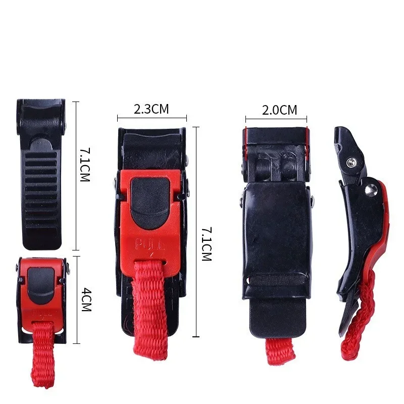 1PC casco moto Clip di velocit - Quick Release Buckle Motorcycle Helmet recensione e prezzo