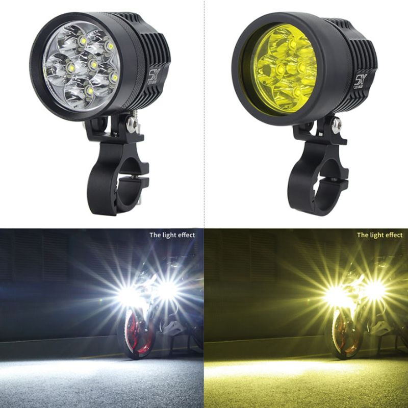 2 Pezzi Faro Universale L6X LE - Universal Motorcycle Led Headlight Projector recensione e prezzo