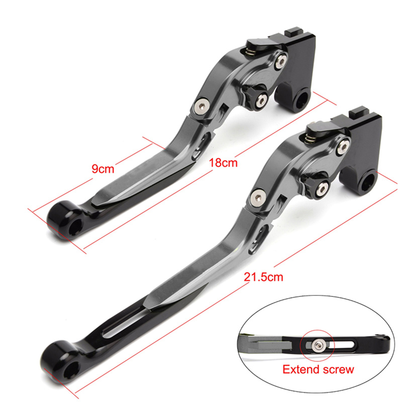 Leve Freno e Frizione Moto Reg - Cnc Aluminum Adjustable Brake Clutch Levers recensione e prezzo
