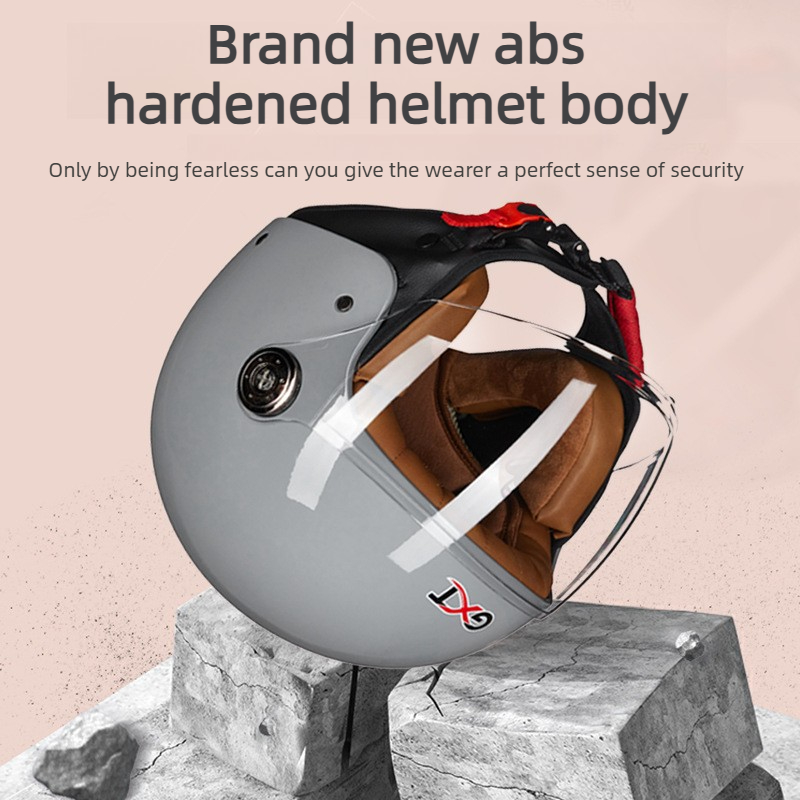 Casco Moto Retrò Aperto Vintag - Vintage Open Face Retro Helmet recensione e prezzo