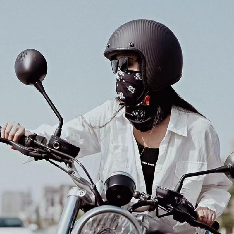 Caschi da moto a basso profilo - Vintage Open Face Retro Helmet recensione e prezzo