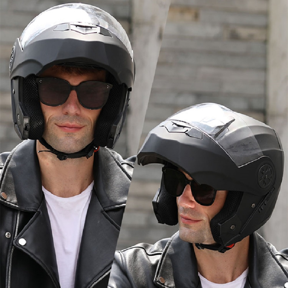 Casco moto modulare Doppia len - Motorcycle Helmet Inner Sun Visor Lens recensione e prezzo