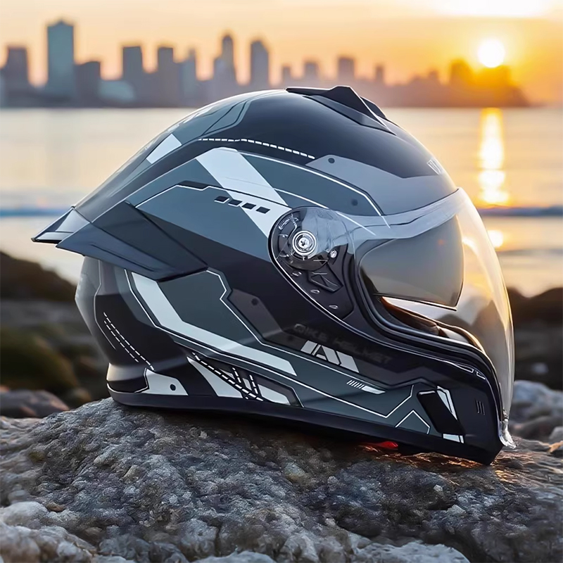 Casco Integrale per Moto per A - Quick Release Buckle Motorcycle Helmet recensione e prezzo