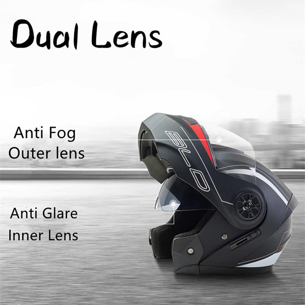 Casco integrale personalizzato - Modular Flip Up Motorcycle Helmet Dot Approved recensione e prezzo